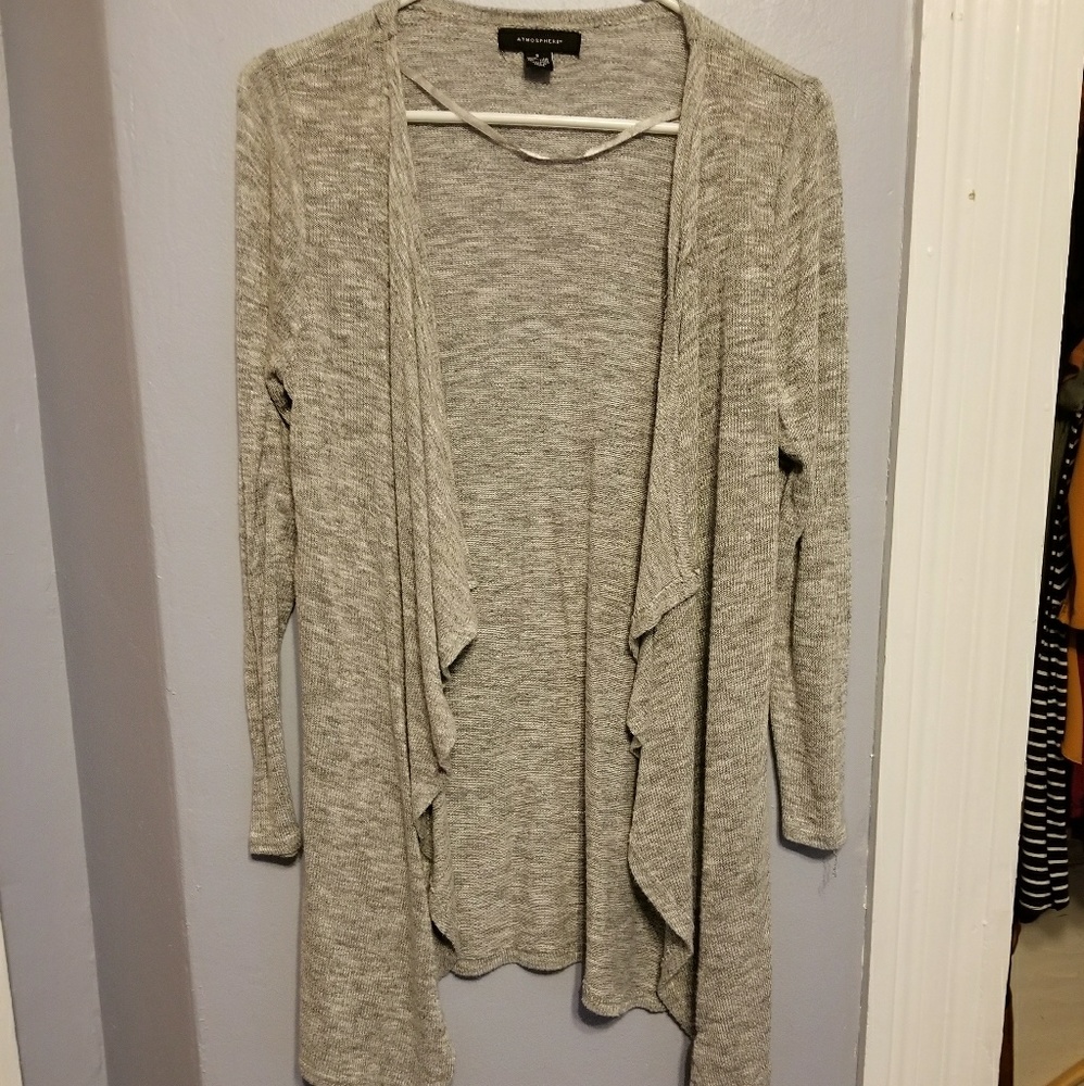 Gray cardigan